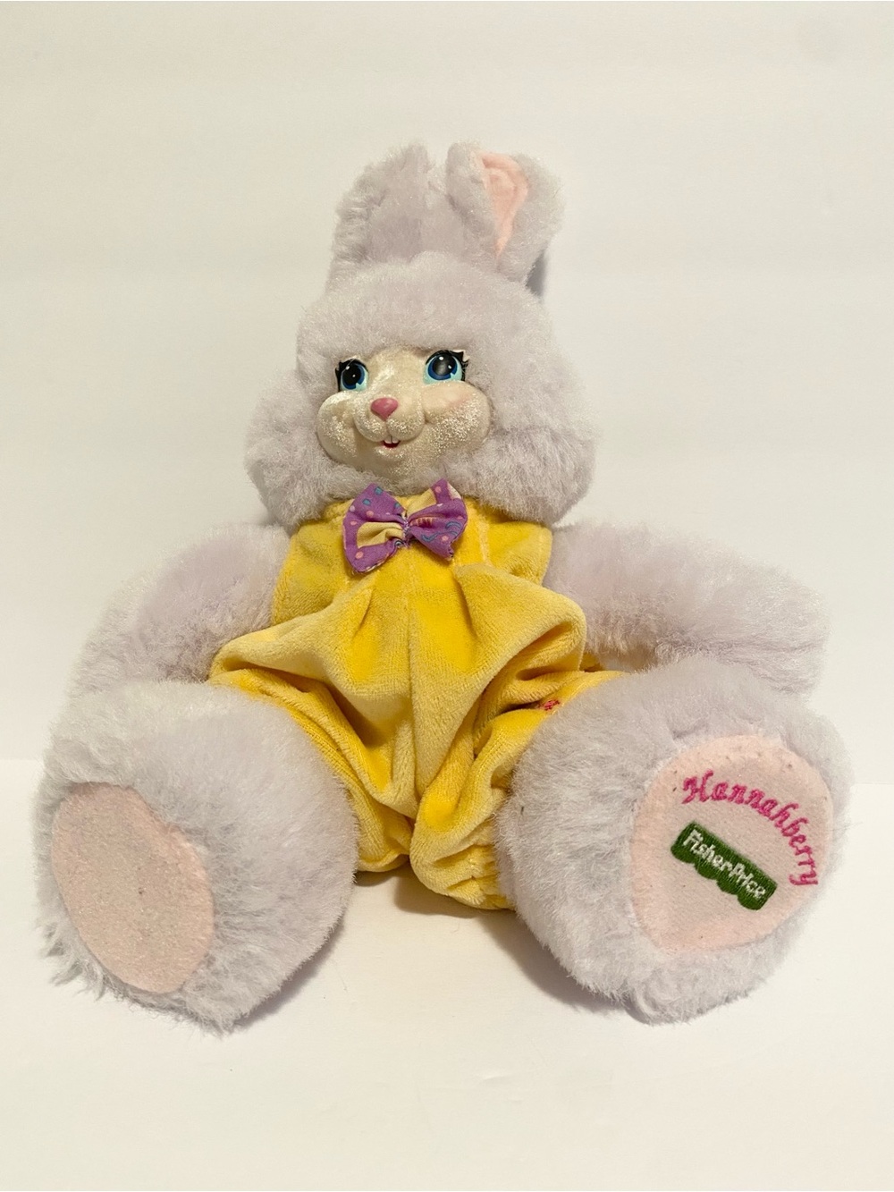 Hannahberry Fisher Price Briarberry Vintage 1998 Bunny Plush 90s Stuffed Animal